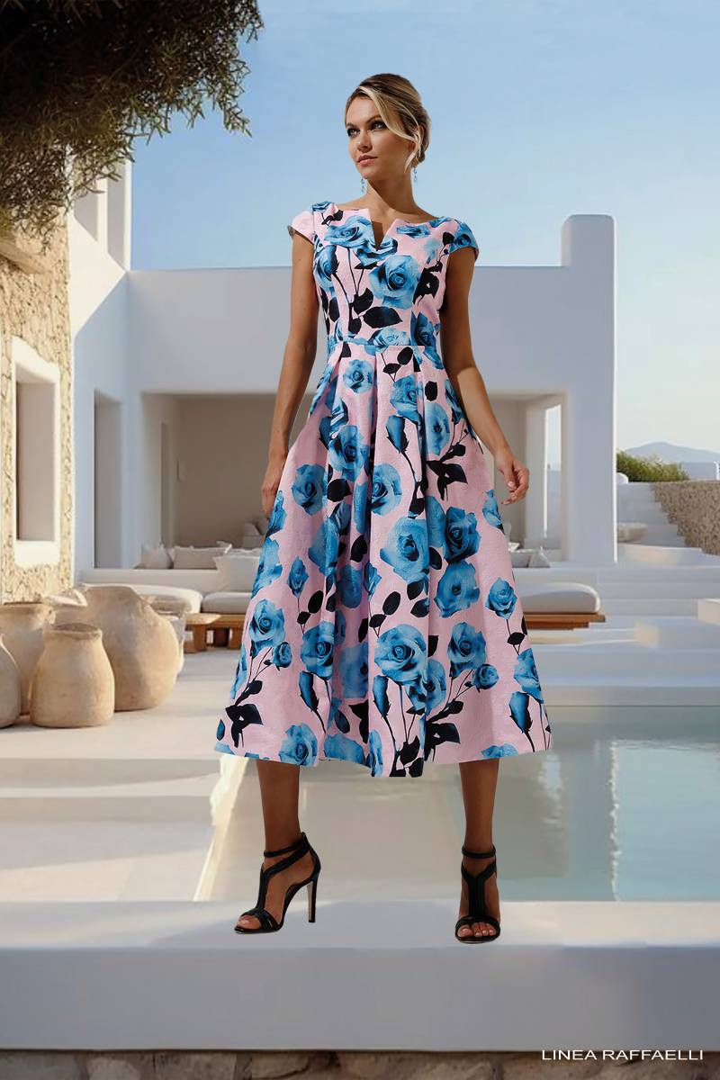 ROBE DE COCKTAIL LINEA RAFFAELLI COLLECTION 2024 Je Vous aime JE VOUS AIME
